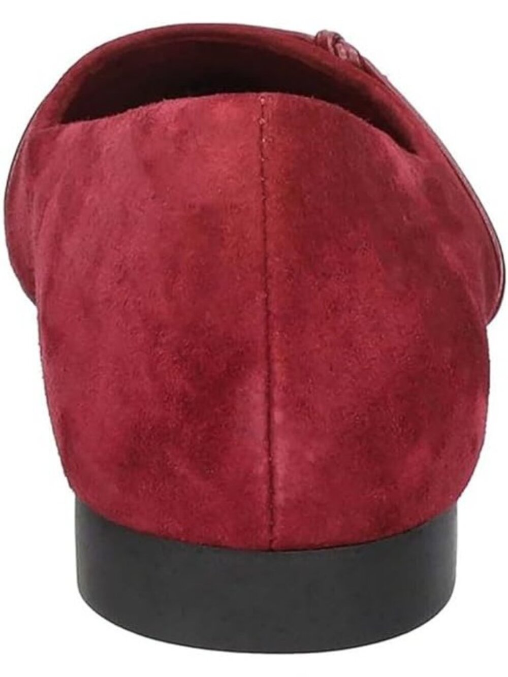 Bella Vita Rhea Size 9.5 Flats Burgundy Kidsuede Pointed Toe Comfort Narrow Fit - Picture 6 of 8
